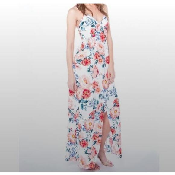 MINKPINK Dresses & Skirts - MINKPINK Little Blooms Maxi Wrap Effect Dress